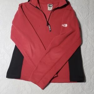 Maroon and Black zip neck jacket